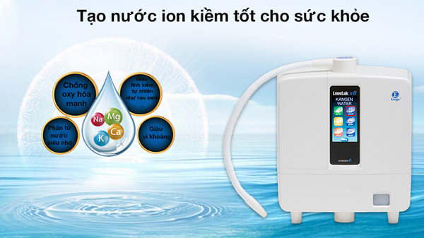 Máy lọc nước ion kiềm có nhiều ưu điểm vượt trội