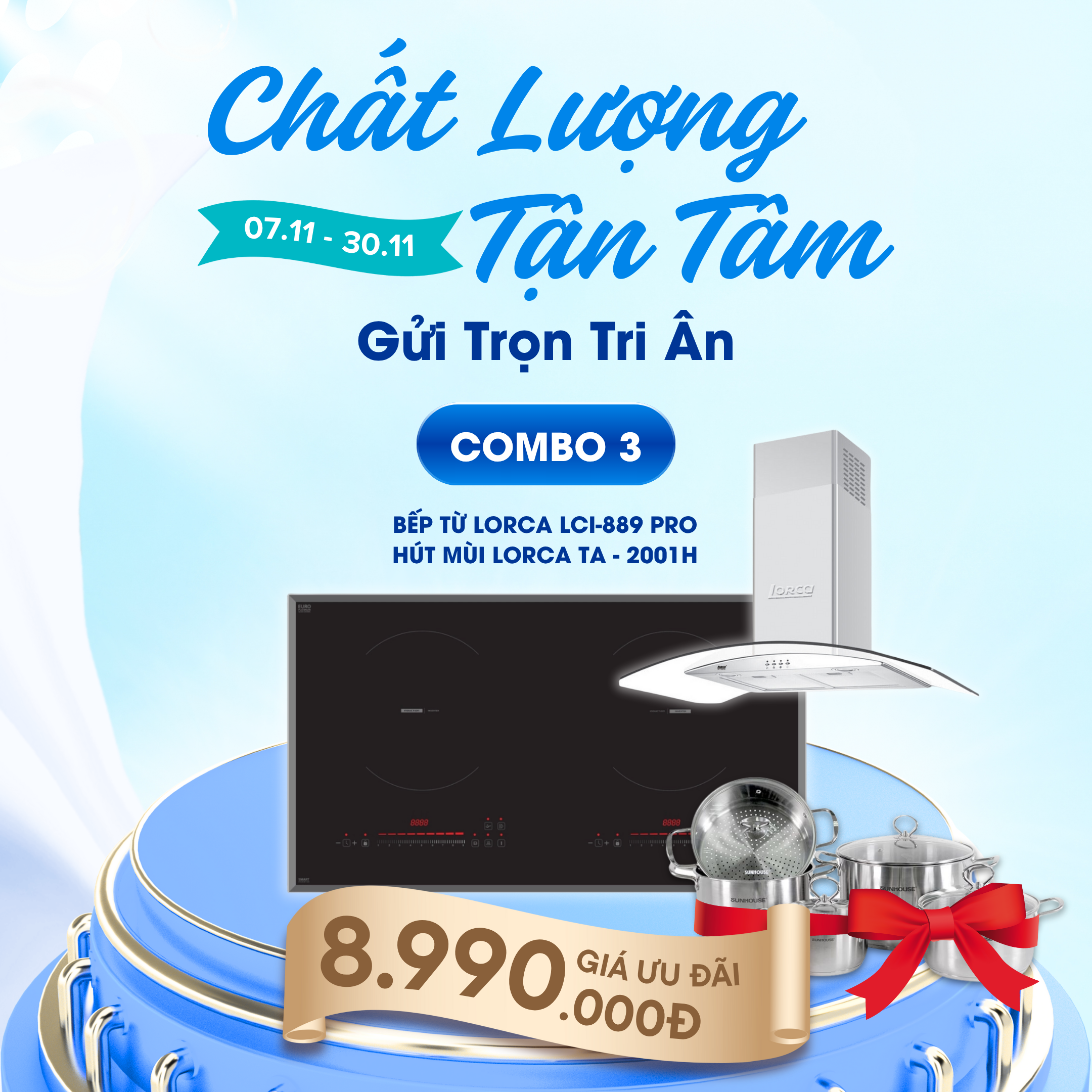 BIG SALE 20/11 – Giảm Đến 50% Thiết Bị Bếp Chính Hãng Tại Beptot.vn