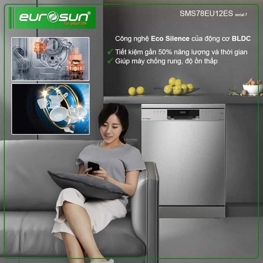 Máy Rửa Bát Eurosun SMS78EU12ES