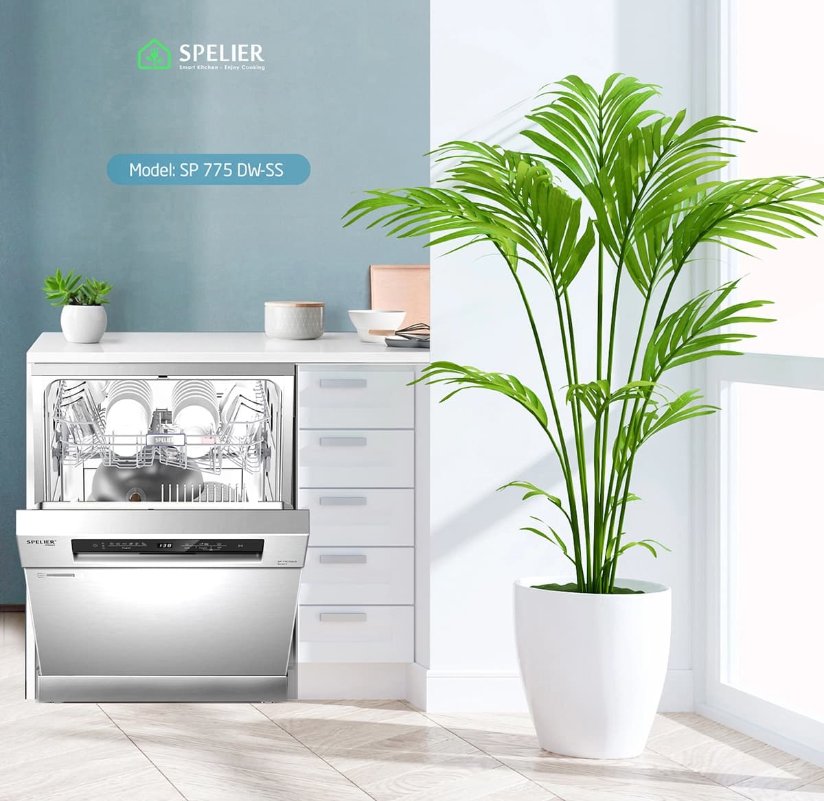 Máy Rửa Bát Spelier SP 775 DW-S