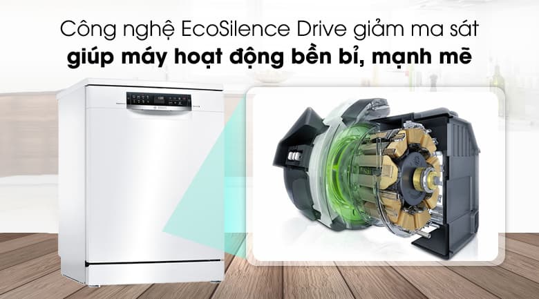 Máy Rửa Bát BOSCH HMH.SMS68PW01E