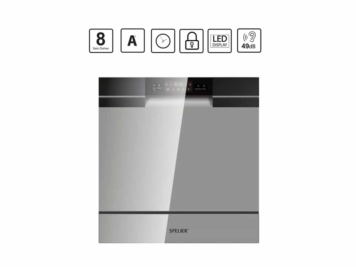 Máy Rửa Bát Spelier SP-08 DW/SILVER