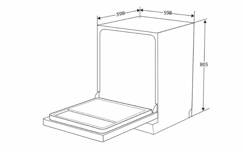 Máy Rửa Bát Canzy CZ P1036R NEW