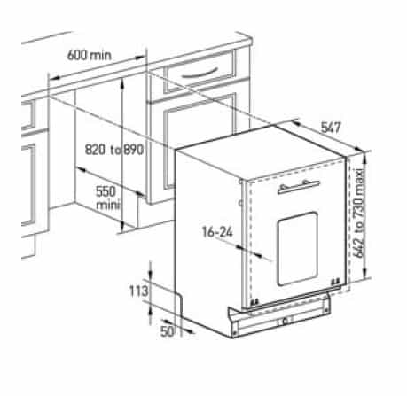 Máy Rửa Bát Brandt VH1235X
