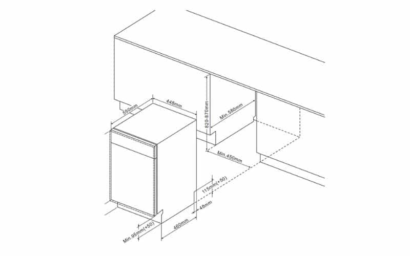 Máy Rửa Bát Fagor 3LVF-42IT