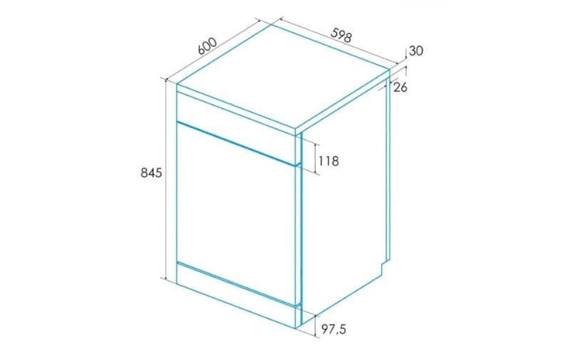 Máy Rửa Bát Faster ECO 6314S