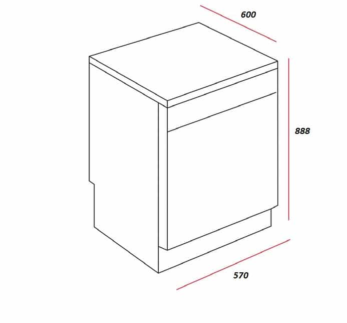 Máy Rửa Bát Giovani GD-STX3CL