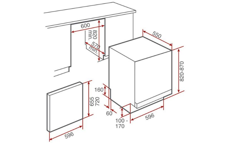 Máy Rửa Bát Teka DW8 60 S