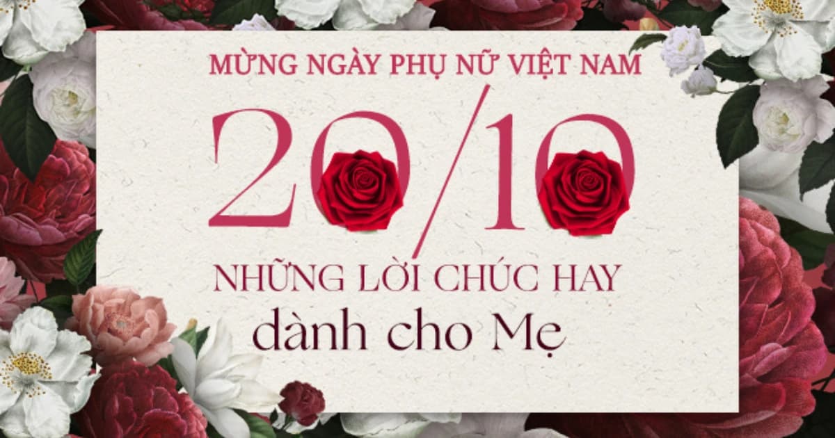 100+ Lời Chúc 20/10 Ý Nghĩa Nhất 2025 & Gợi Ý Quà Tặng Bếp Tinh Tế Dành Cho Phụ Nữ Việt