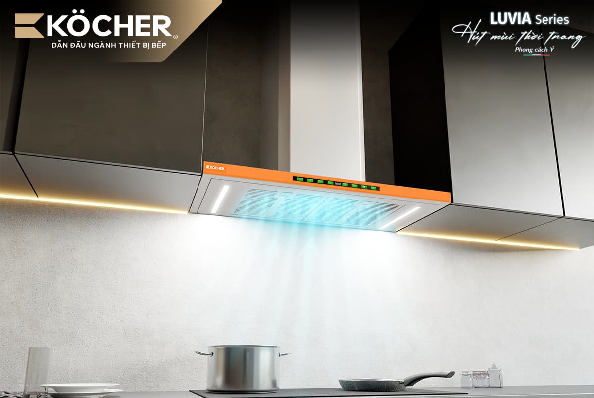 Máy Hút Mùi Kocher Luvia Premium với chế độc lọc không khí thông minh