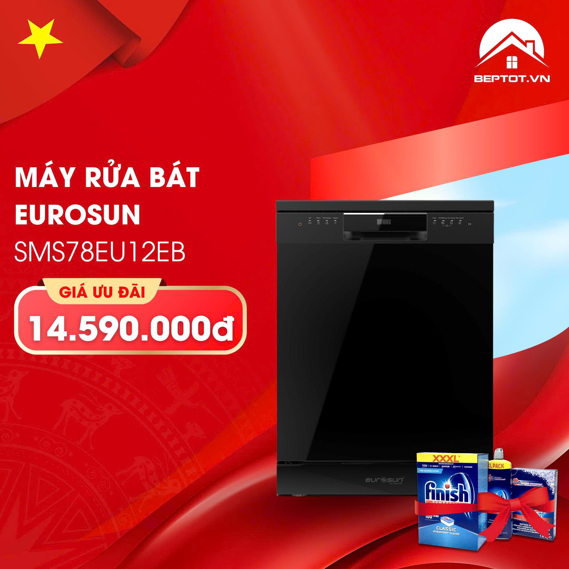 TOP Máy Rửa Bát Bán Chạy Nhất Giảm Giá Lớn Mừng Quốc Khánh 2/9