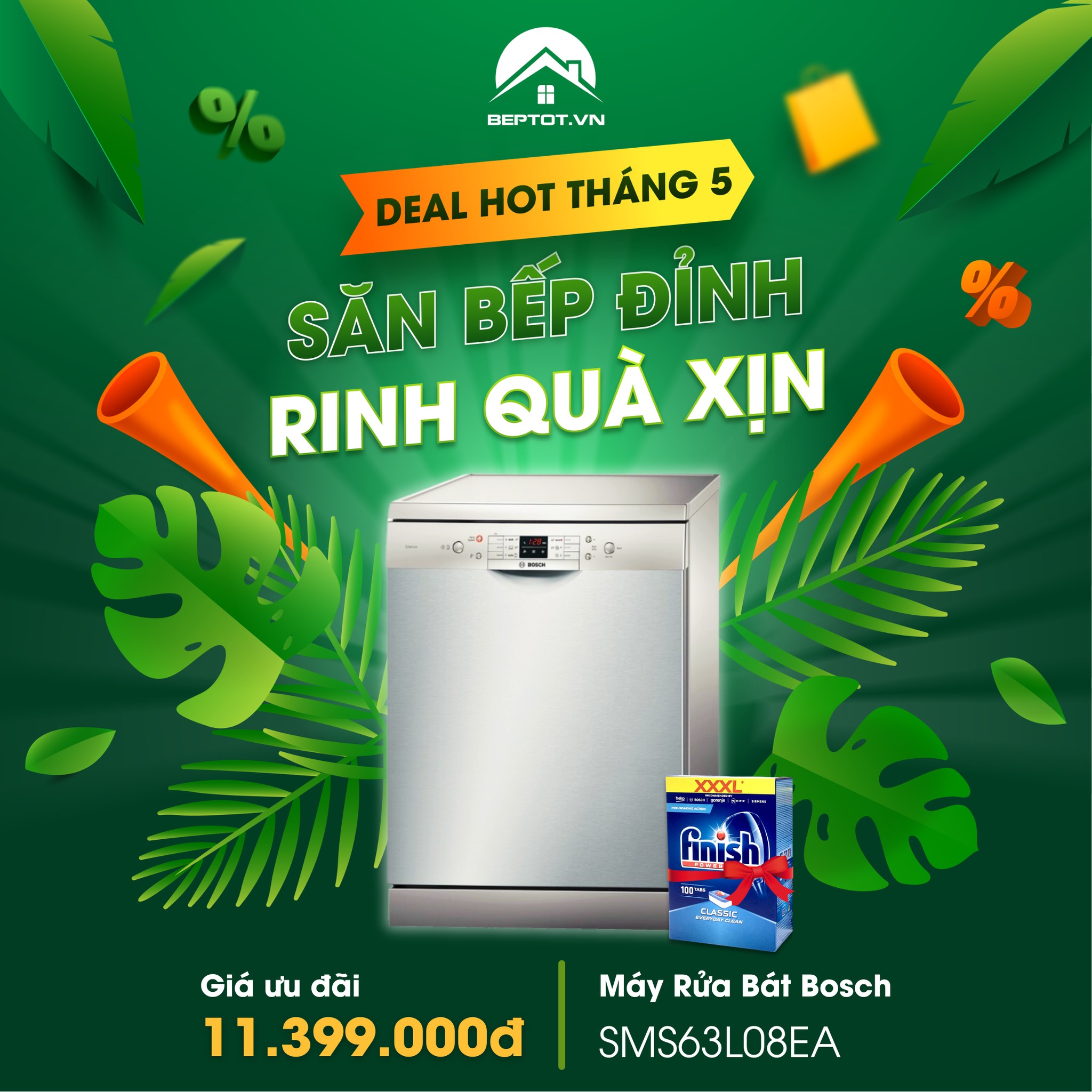 Săn Bếp Đỉnh - Rinh Quà Xịn: Deal Hot Tháng 5 Từ Beptot.Vn