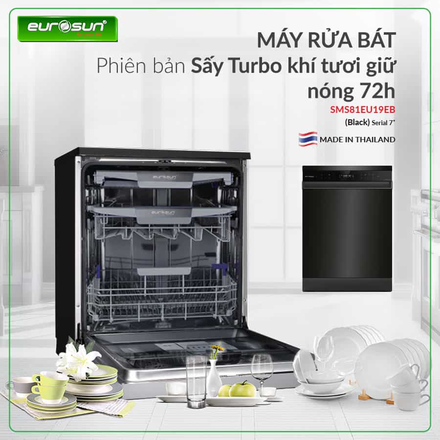 Máy Rửa Bát Eurosun SMS81EU19EB