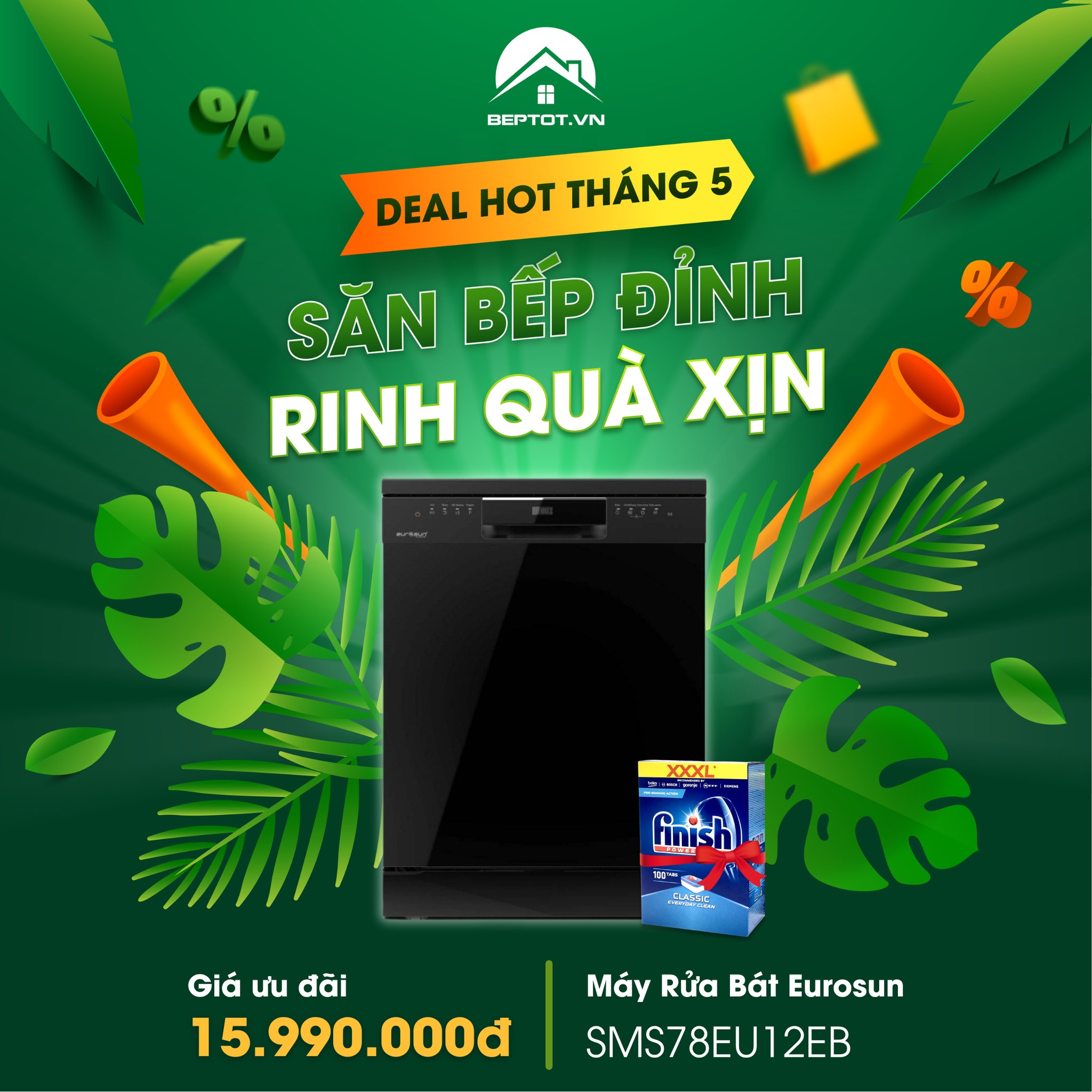 Săn Bếp Đỉnh - Rinh Quà Xịn: Deal Hot Tháng 5 Từ Beptot.Vn