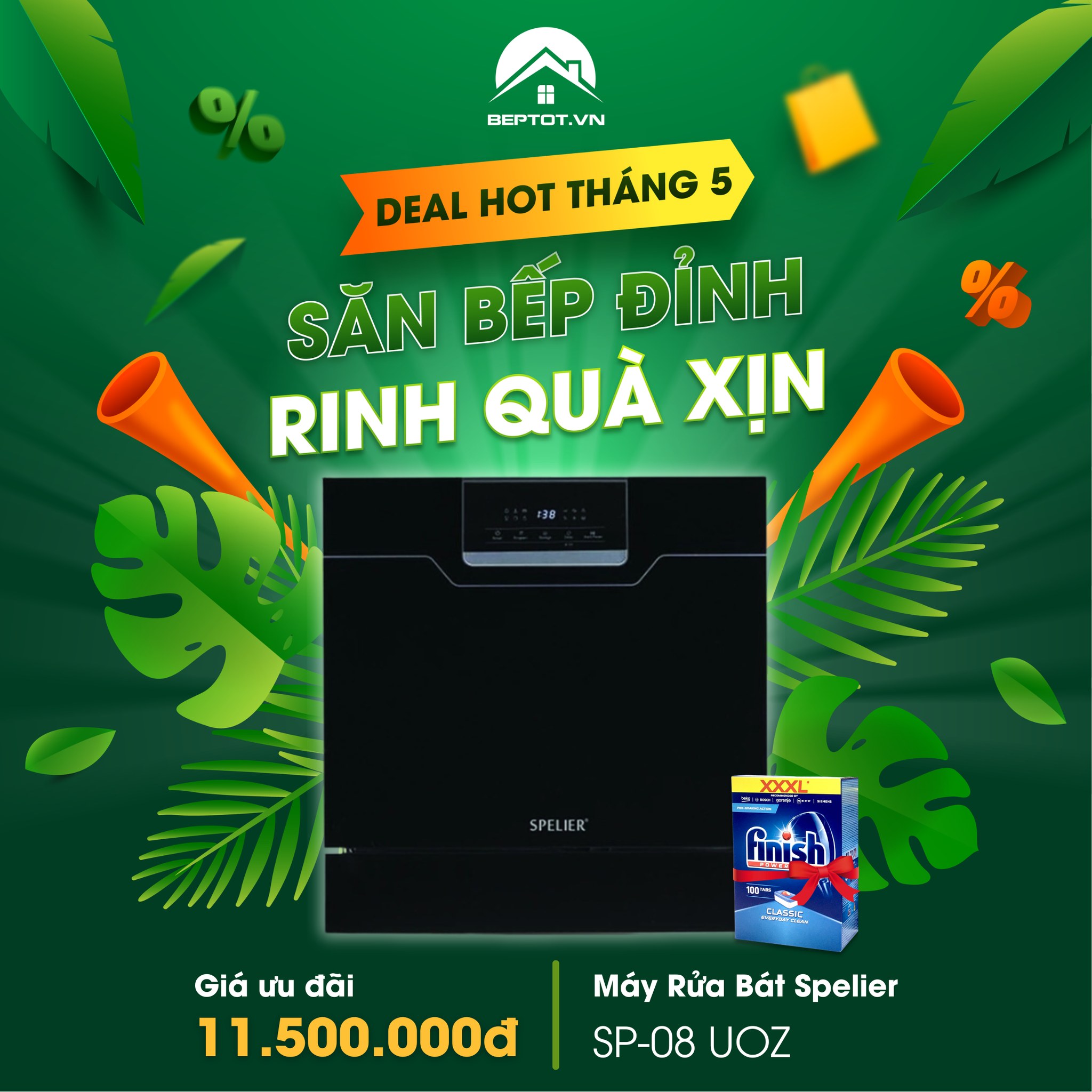 Săn Bếp Đỉnh - Rinh Quà Xịn: Deal Hot Tháng 5 Từ Beptot.Vn