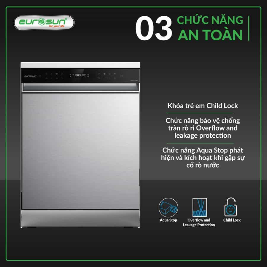 Máy Rửa Bát Eurosun SMS81EU19ES