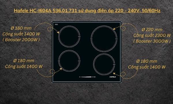Bếp Từ HAFELE HC-I604A