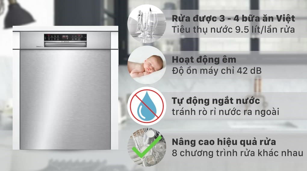 Máy Rửa Bát BOSCH SMU6ECS57E