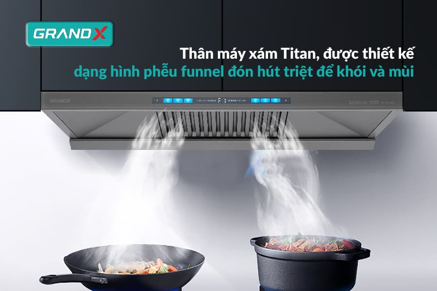 Máy Hút Mùi GRANDX GX H90T81G
