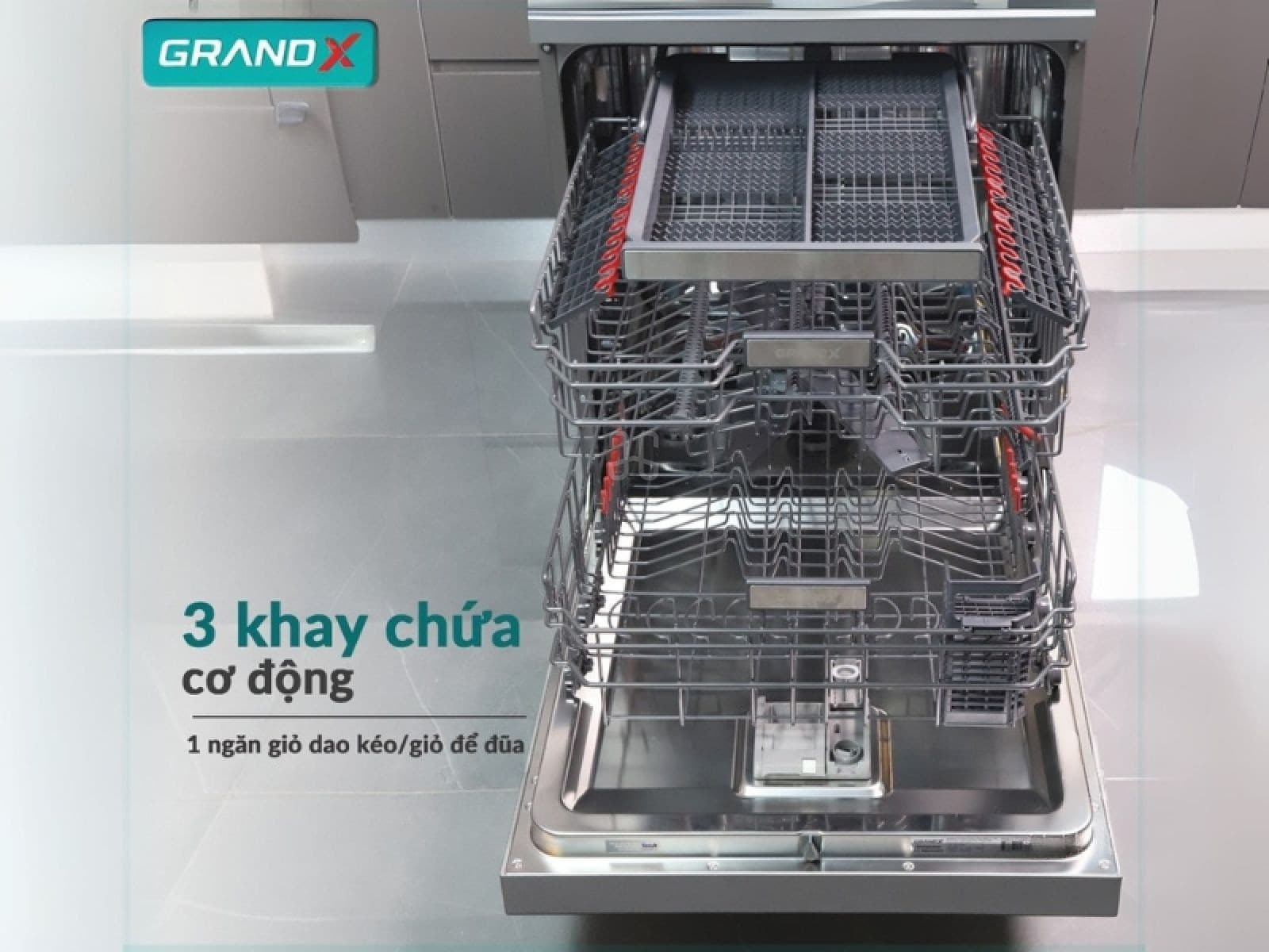 Máy Rửa Bát GRANDX SMS8GX89B