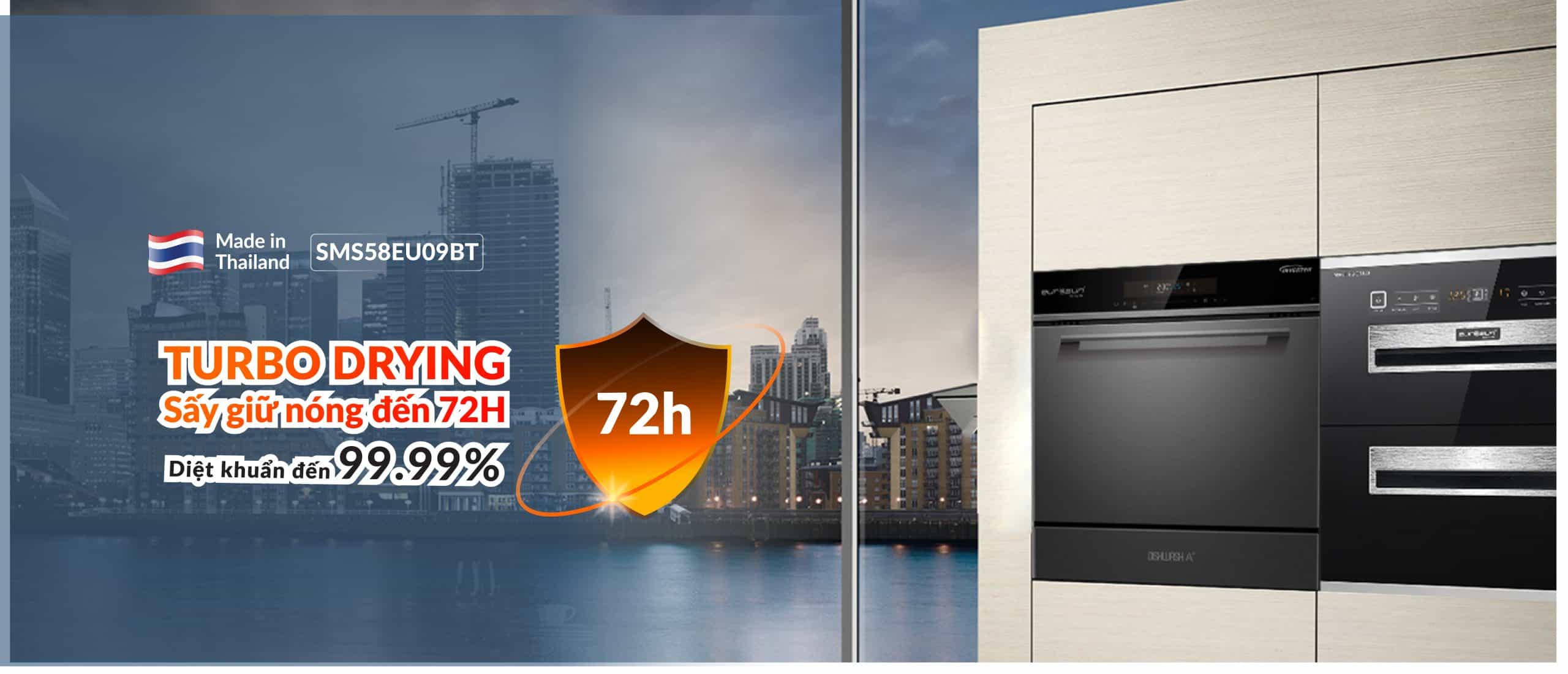 Máy Rửa Bát Eurosun SMS58EU09BT