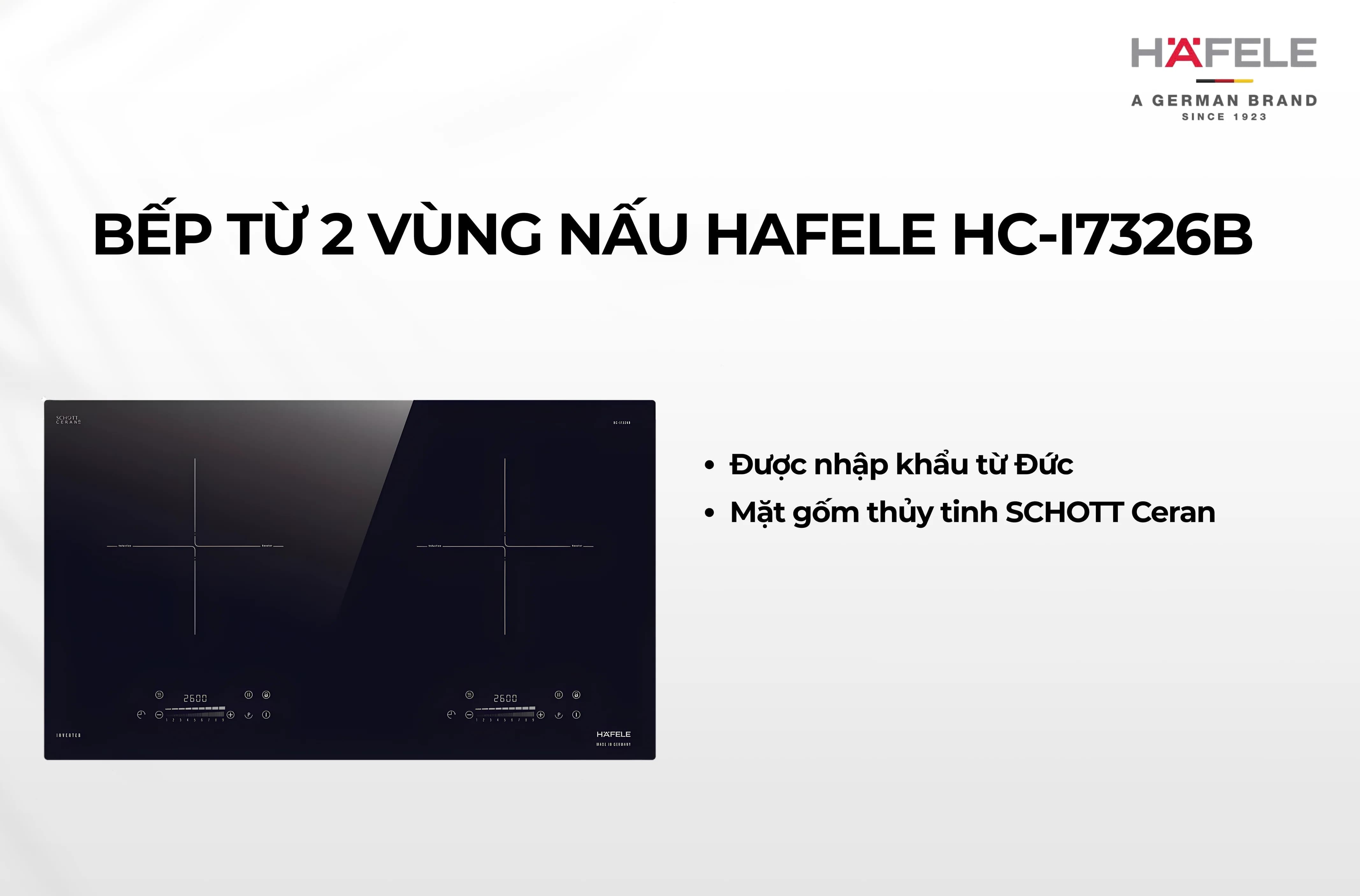 Thiết kế Bếp Từ Hafele HC-I7326B