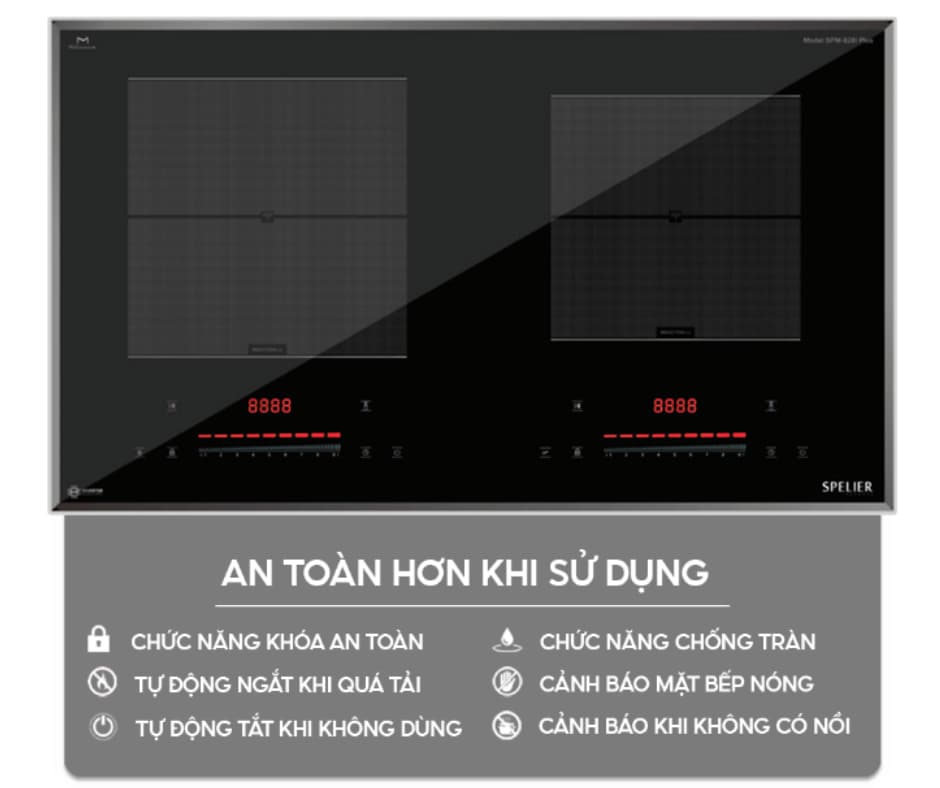 Bếp Từ SPELIER SPM - 828I PLUS