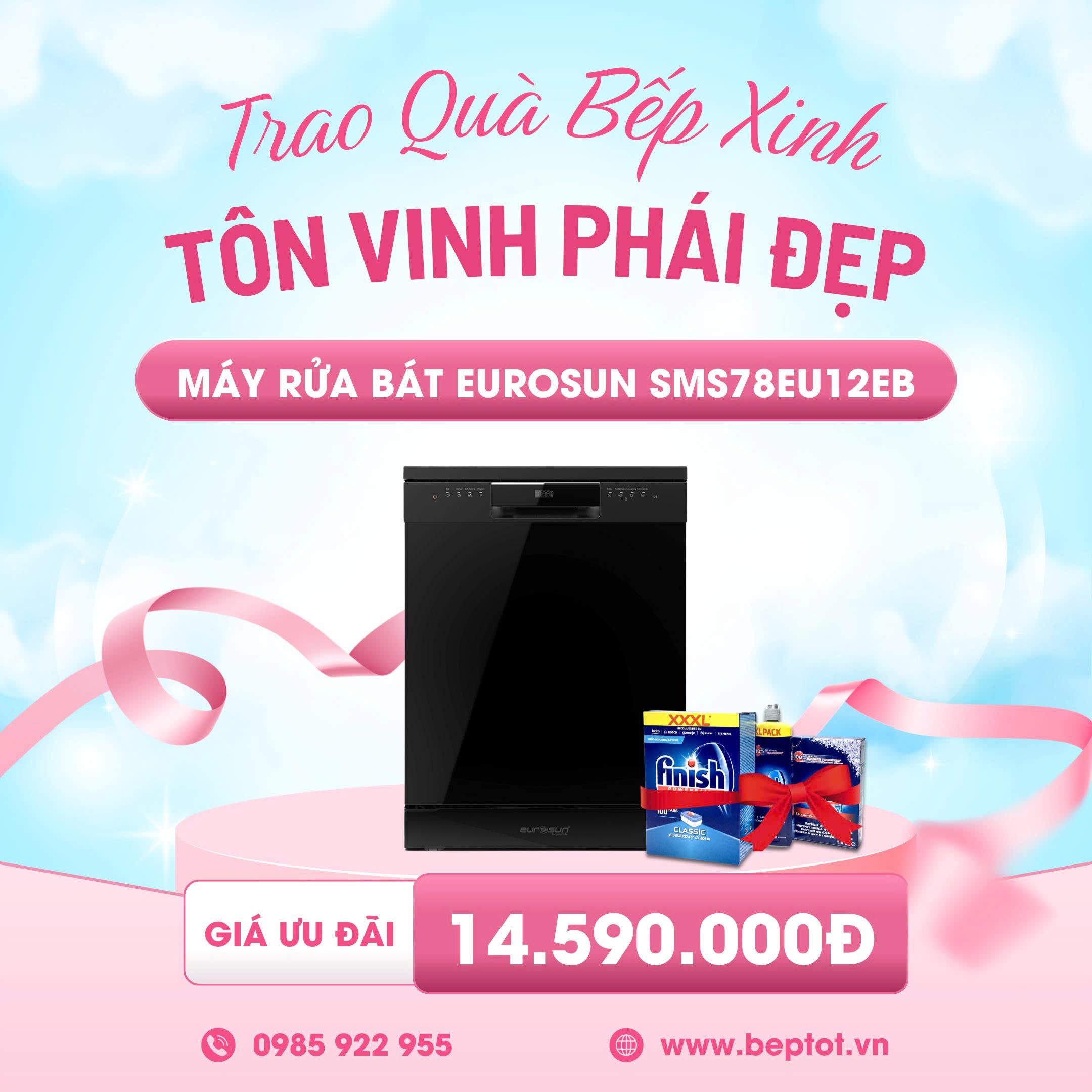 Trao Quà Bếp Xinh – Tôn Vinh Phái Đẹp | Ưu Đãi Thiết Bị Bếp Tháng 10 Tại Beptot.vn