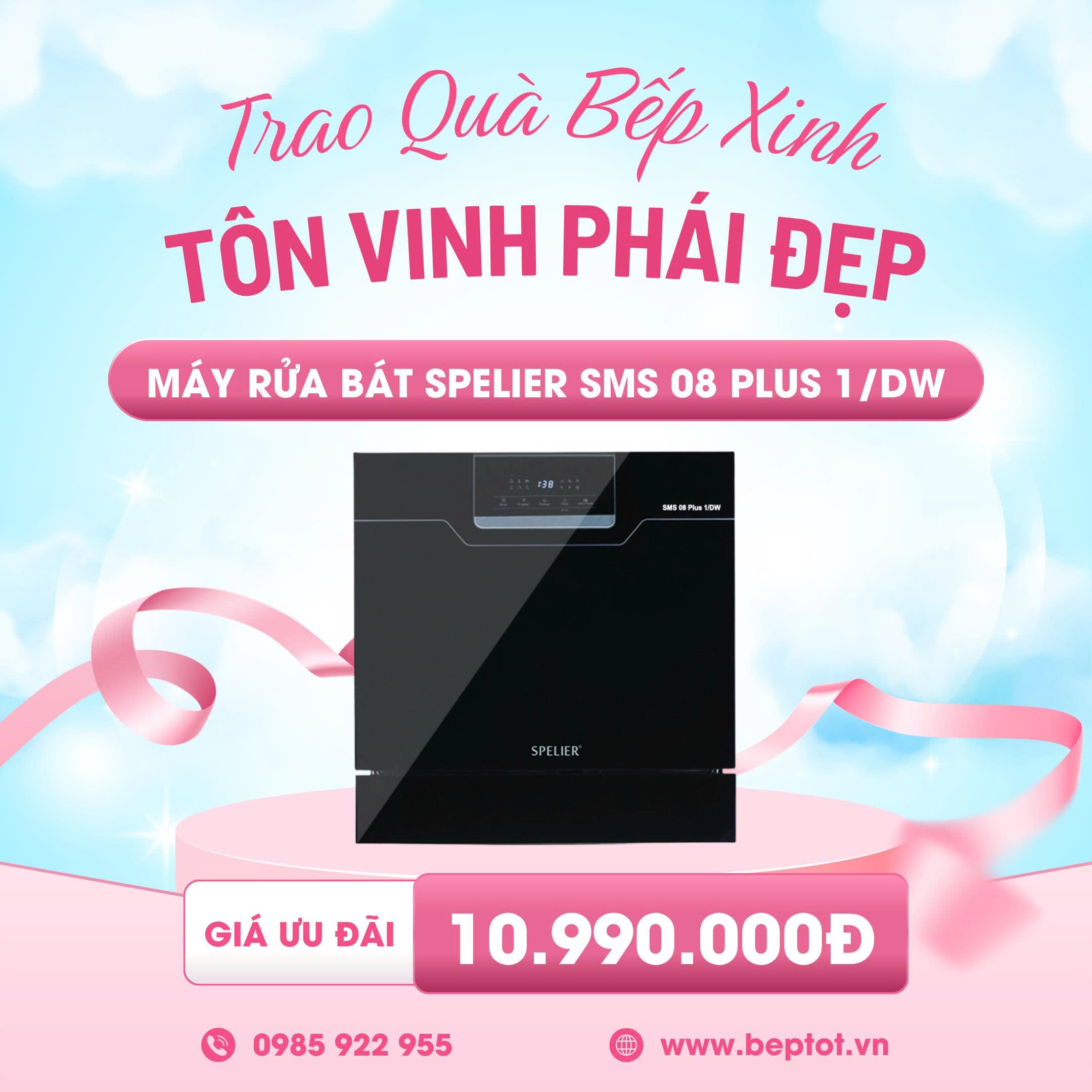 Trao Quà Bếp Xinh – Tôn Vinh Phái Đẹp | Ưu Đãi Thiết Bị Bếp Tháng 10 Tại Beptot.vn