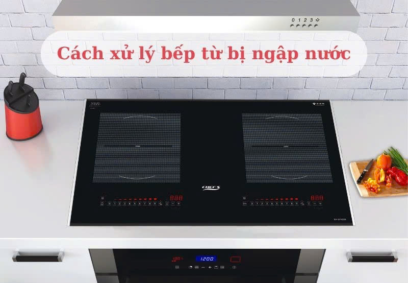 bếp từ bị ngập nước